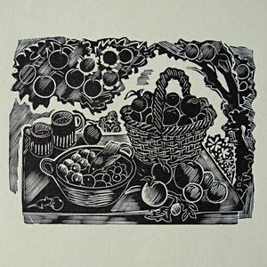 JOHN O'CONNOR Wood Engraving from 1999 Limited Edition of People & Places, The Whittington Press