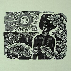 JOHN O'CONNOR Wood Engraving from 1999 Limited Edition of People & Places, The Whittington Press