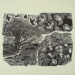 JOHN O'CONNOR Wood Engraving from 1999 Limited Edition of People & Places, The Whittington Press