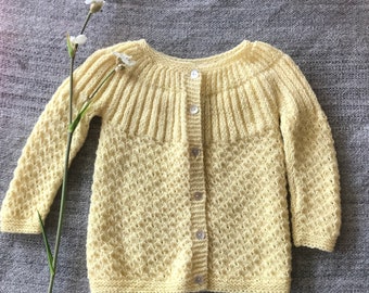 6-9 months. baby  sweater, Knitted sweater. Merino Sweater