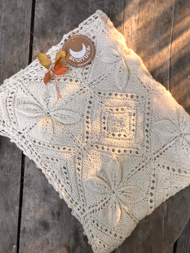 Alpaca blanket/ Alpaca wool Shawl/ Hand knitted blanket/ baby Etsy