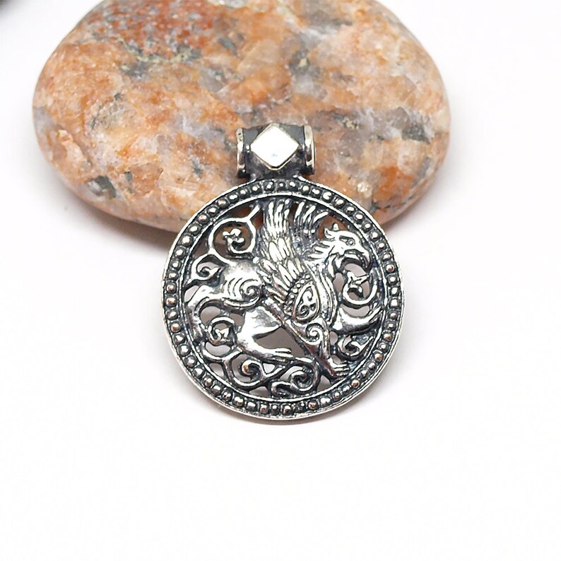 Silver gryphon griffin Made to Order griffon
