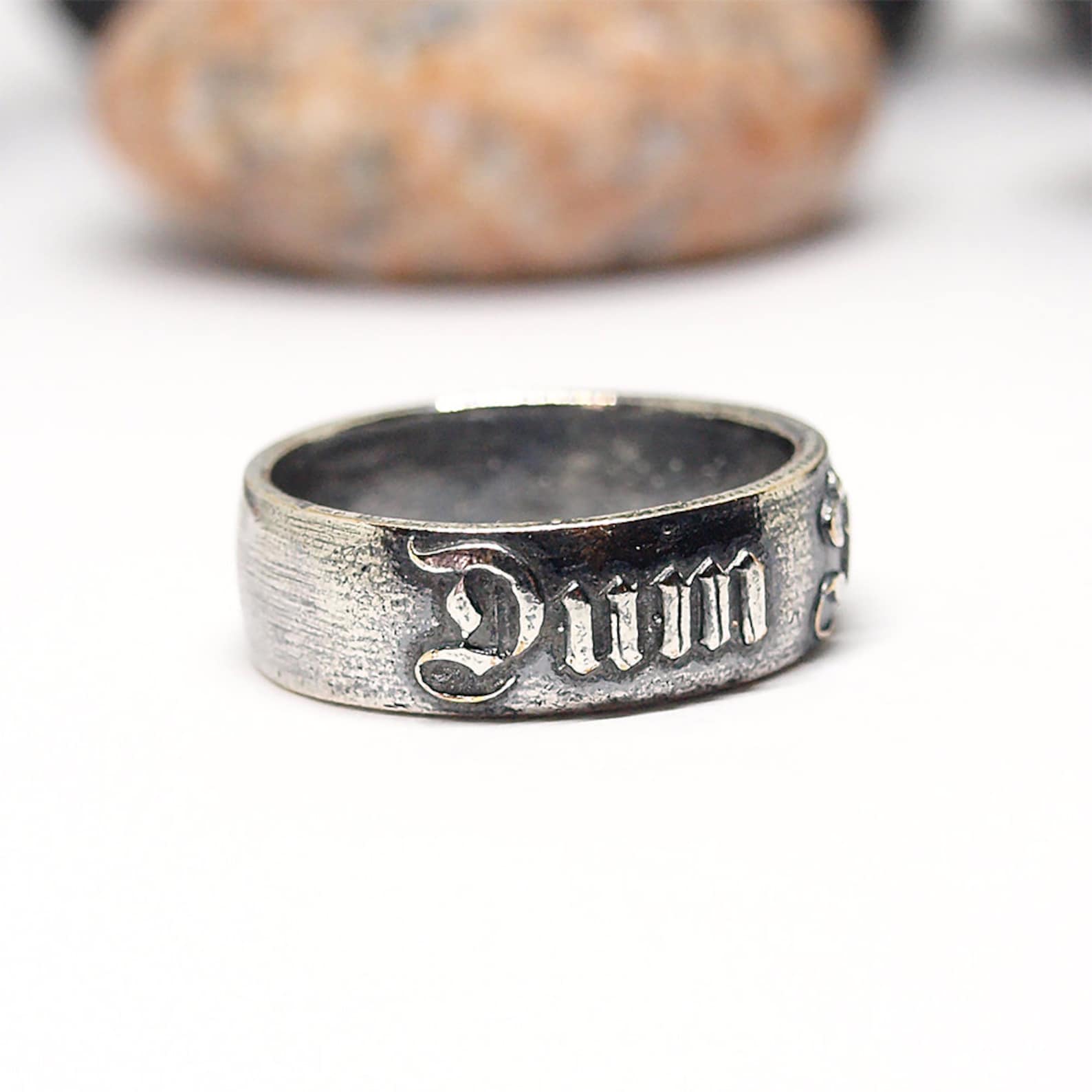 кольцо из пищевого алюминия. кольцо с именем. Name ring. Word ring. перстень из латины.