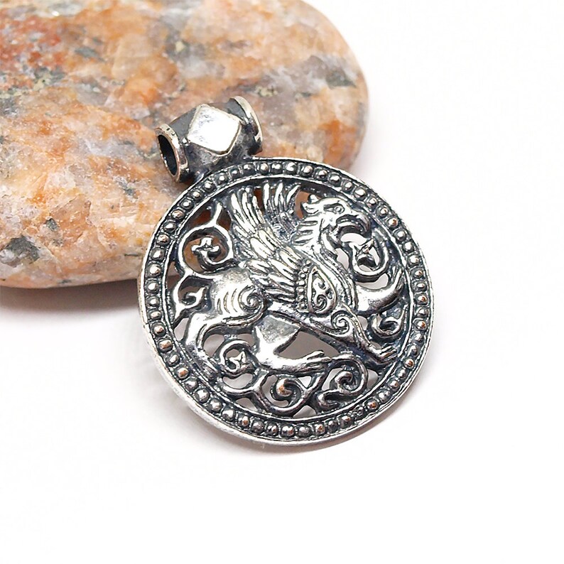 Silver gryphon griffin Made to Order griffon