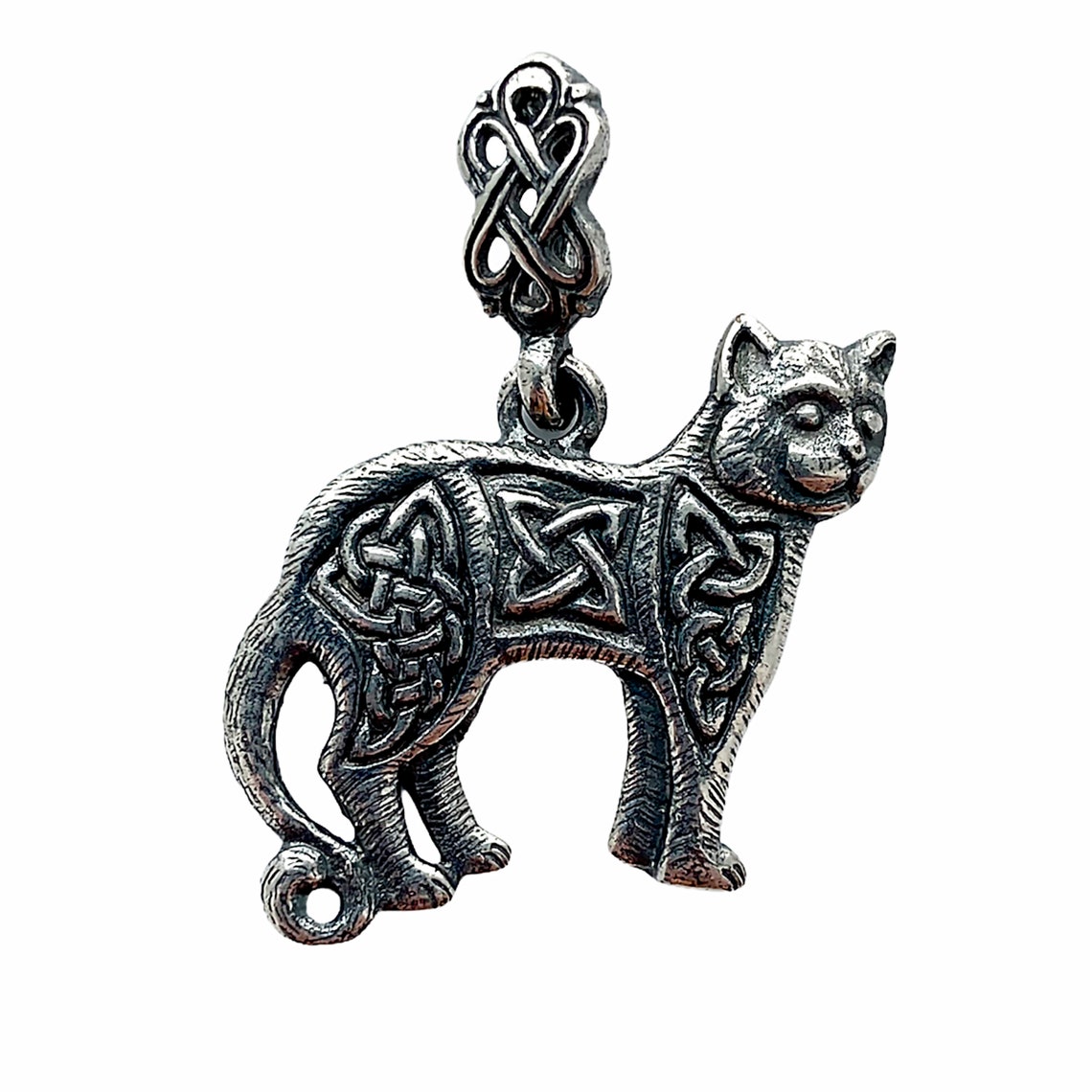 Keltische Katze Halskette Viking nordischen nordischen Tier Etsy