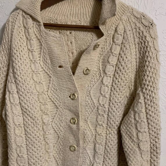 Vintage Chunky Cotton Sweater cottagecore