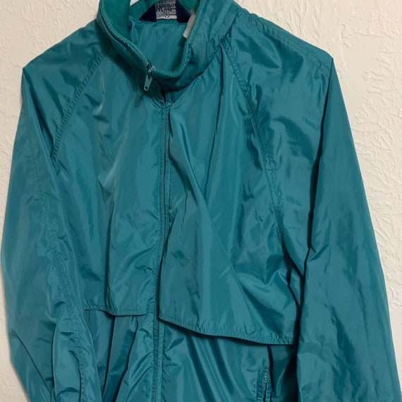 Woolrich teal blue green vintage jacket