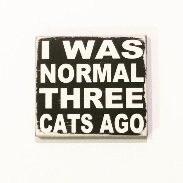 Crazy Cat Lady Sign - wood wall art