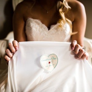 Monogrammed Wedding Dress Patch
