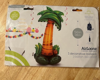Palm Tree Balloon with coconut.