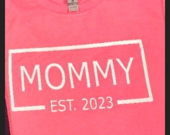 Mommy/ Daddy established shirts/ new baby gender reveal