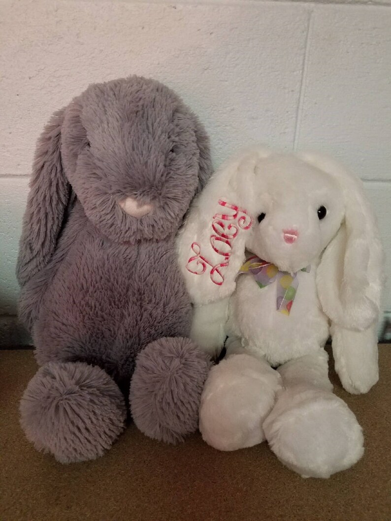 large plush rabbit