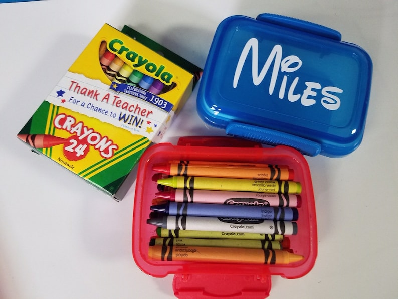 PERSONALIZED Crayon/candy Boxes Etsy