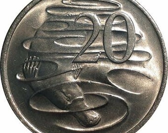 20 Cents - Elizabeth II 2nd Portrait Australian
