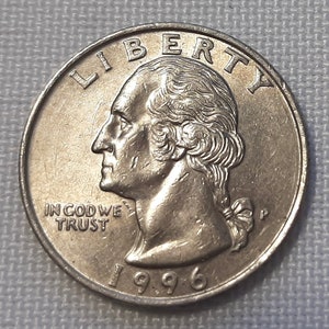 1 Washington Quarter Rare - USA 1996 P Washington Quarter American