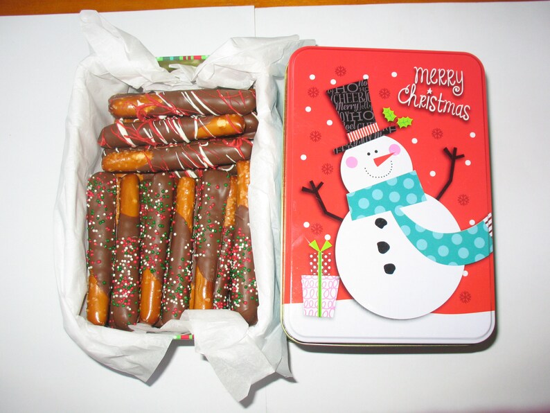 Candy Filled Holiday Tin | Etsy