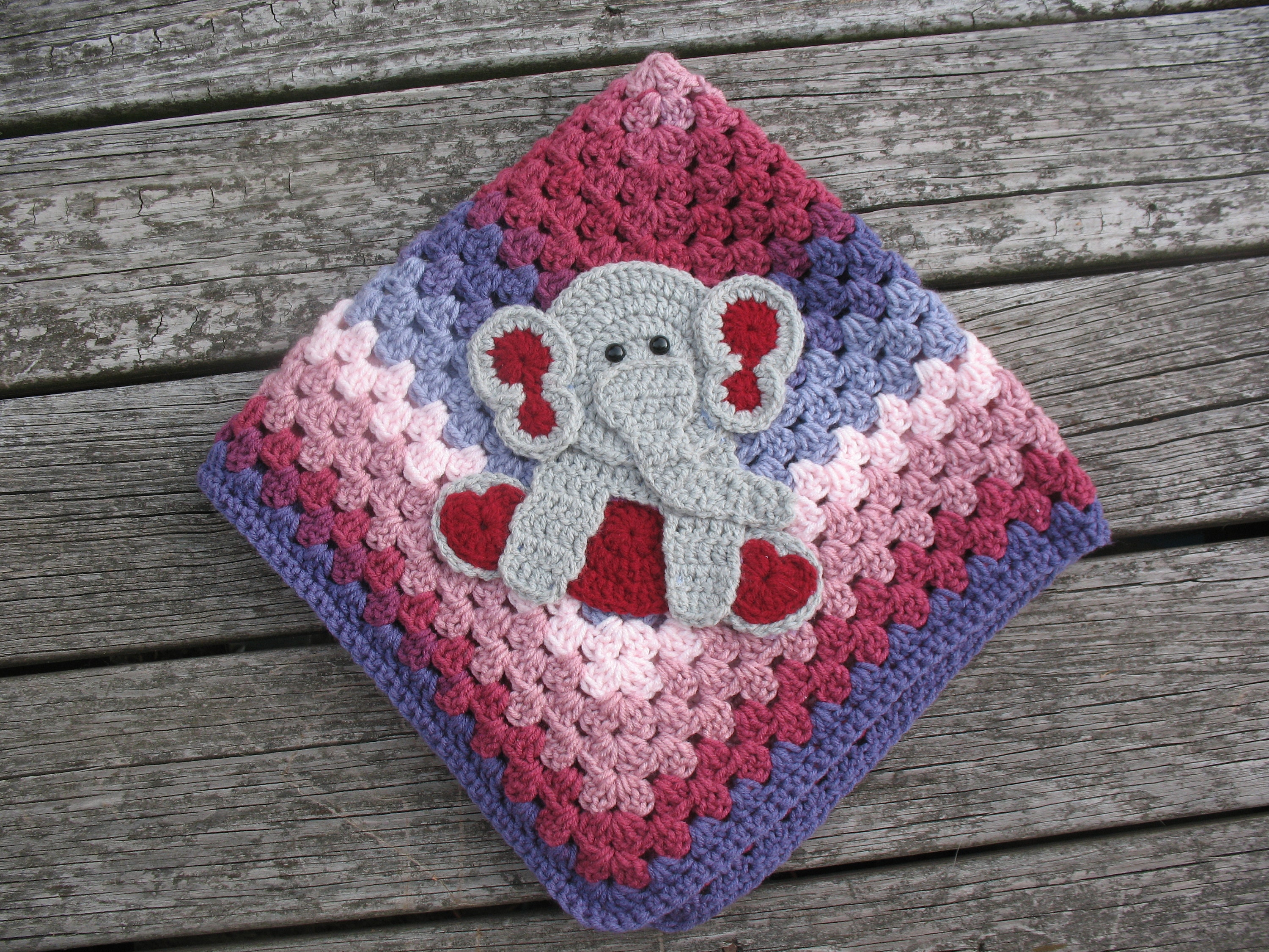 Elephant Crochet Blanket Baby Blanket Lap Blanket Etsy