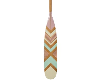 canoe paddle , decorative oar,  hand painted wood canoe paddle,  unique wedding gift,