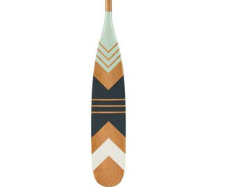 57" canoe paddle ,decorative oar,  hand painted,  personalized, Gift, wedding gift, nautical decor, cottage decor, coastal decor,