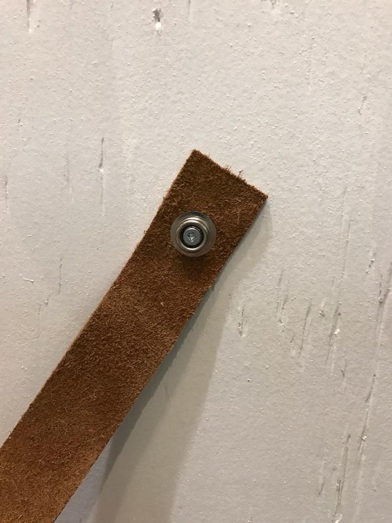 leather hanger for canoe paddle etsy