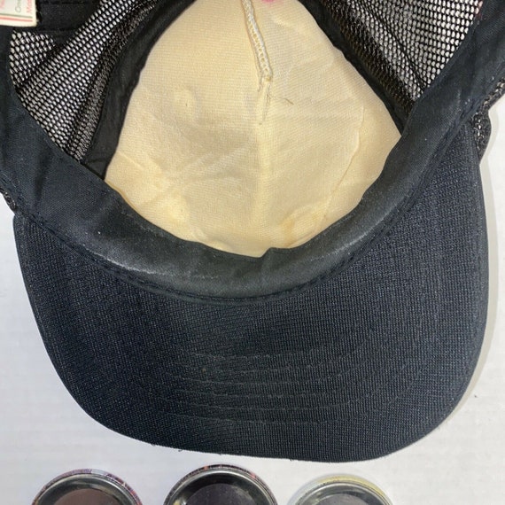 USED Vintage Michael Jackson Thriller Tour Hat Snapback Mesh + 4