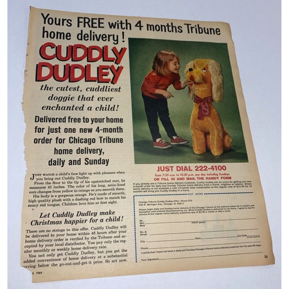 cuddly dudley stuffed animal for sale