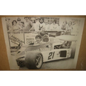 Vintage Fan Poster Al Unser #21 Car Racing Prop Restaurant Man Cave Garage Decor
