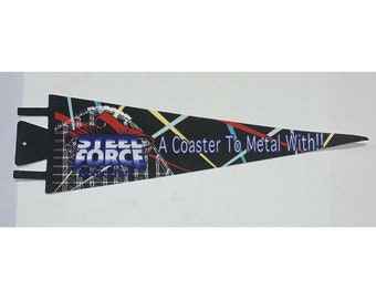 VTG Dorney Pk Steel Force PA Souvenir Roller Coaster Grim Reaper Metal With