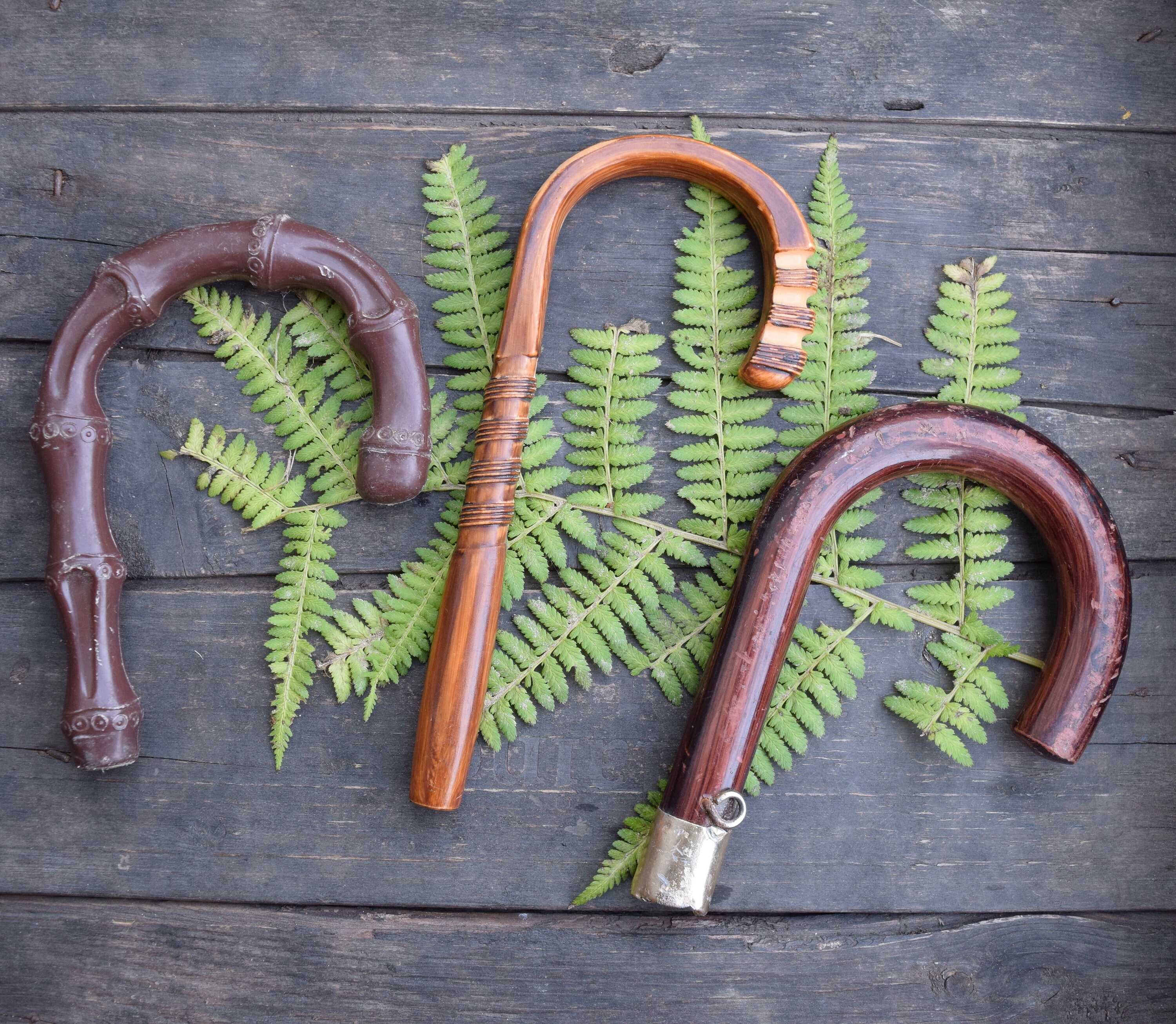 Cane Handles Curved Handles Set of 3 Instant Collection Etsy