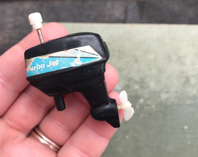 Wind up Toy, Boat Motor, Turbo Jet, Vintage Toy, Miniature Motor