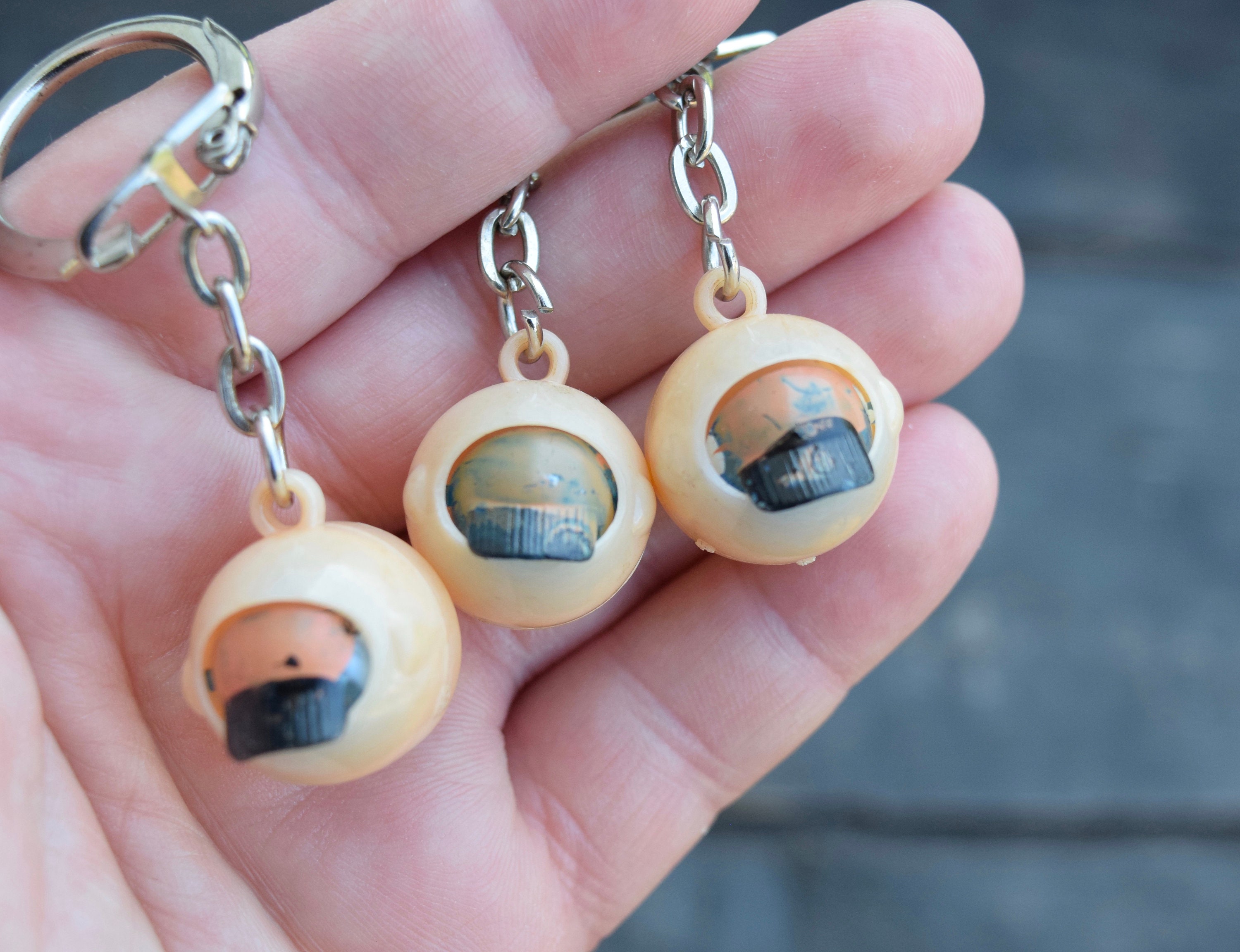 Eye Keychain Blue Eyes Novelty Keychain Blinking Eye ONE Etsy