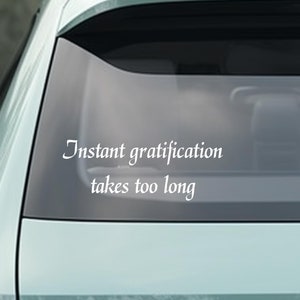 Caution - Withering Retort Car/Window/Laptop/Wall Vinyl Decal/Bumper Sticker
