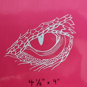 Dragon's Eye, Car/Window/Laptop/Wall Vinyl Decal/Bumper Sticker