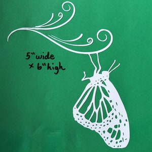 Butterfly, Car/Window/Laptop/Wall Vinyl Decal/Bumper Sticker
