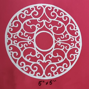 Mandala, Auto/Raam/Laptop/Muur Vinyl Sticker/Bumper Sticker