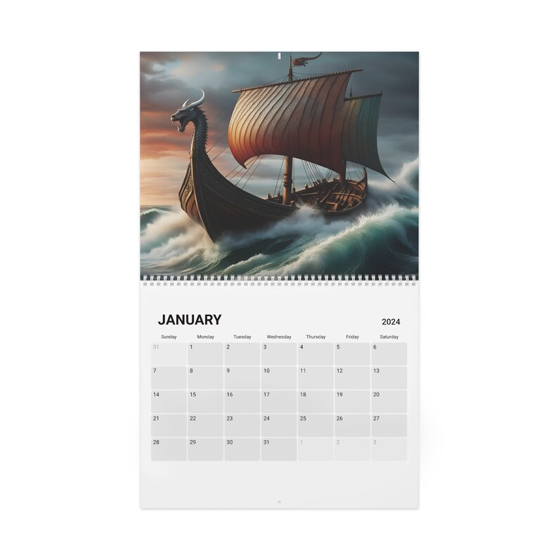 Viking Calendar 2024 Etsy