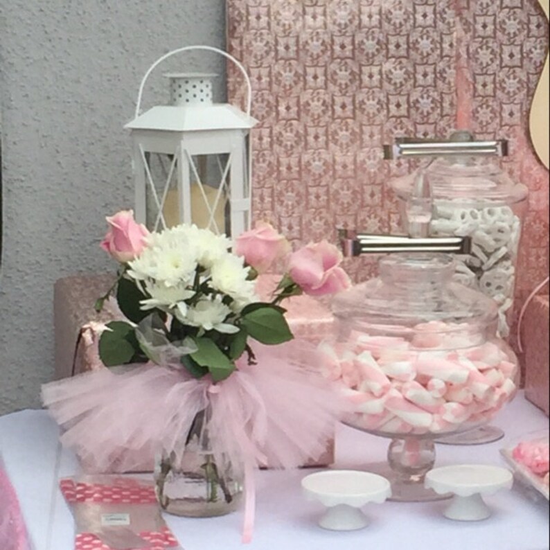 mason jar tutu centerpieces