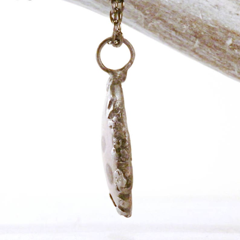 Fossil coral necklace fossil stone pendant boho jewelry Etsy