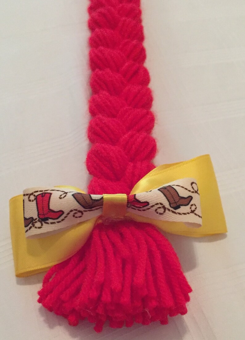 Disney Inspired Toy Story Jessie Cowgirl Braid Yarn Hair Wig Etsy