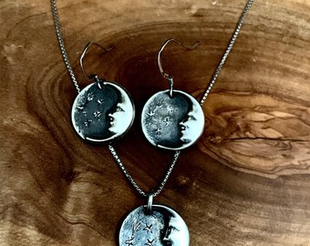 The Moon Man Earrings