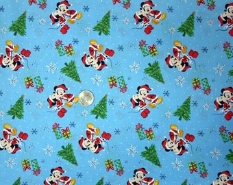 springs creative mickey and minnie christmas love 18002 disney mickey and minnie mouse kissing on blue one yard of fabric - Disney Christmas Fabric springs creative mickey and minnie christmas love 18002 disney mickey and minnie mouse kissing on blue one yard of fabric - Disney Christmas Fabric