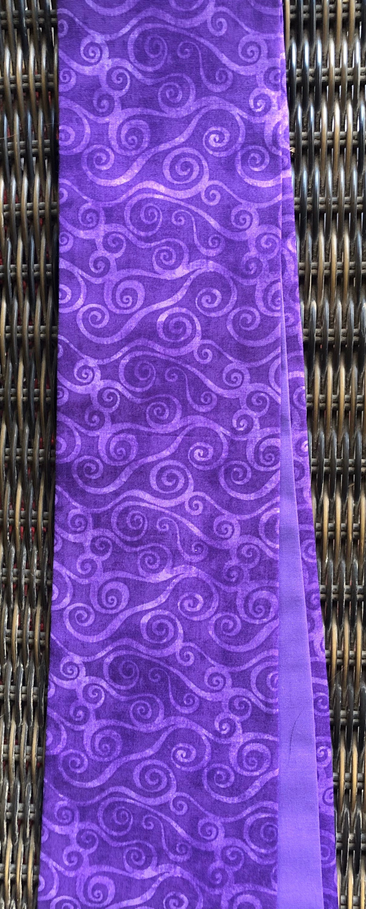Ready to ship Clergy stole in purple wonderful spiral | Etsy