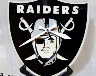 L.A. Raiders Vinyl Record Wall Clock