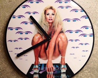 Play the Game Vinyl Record Wall Clock