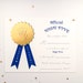 Gold Medal Student Award Certificate INSTANT DOWNLOAD - Etsy