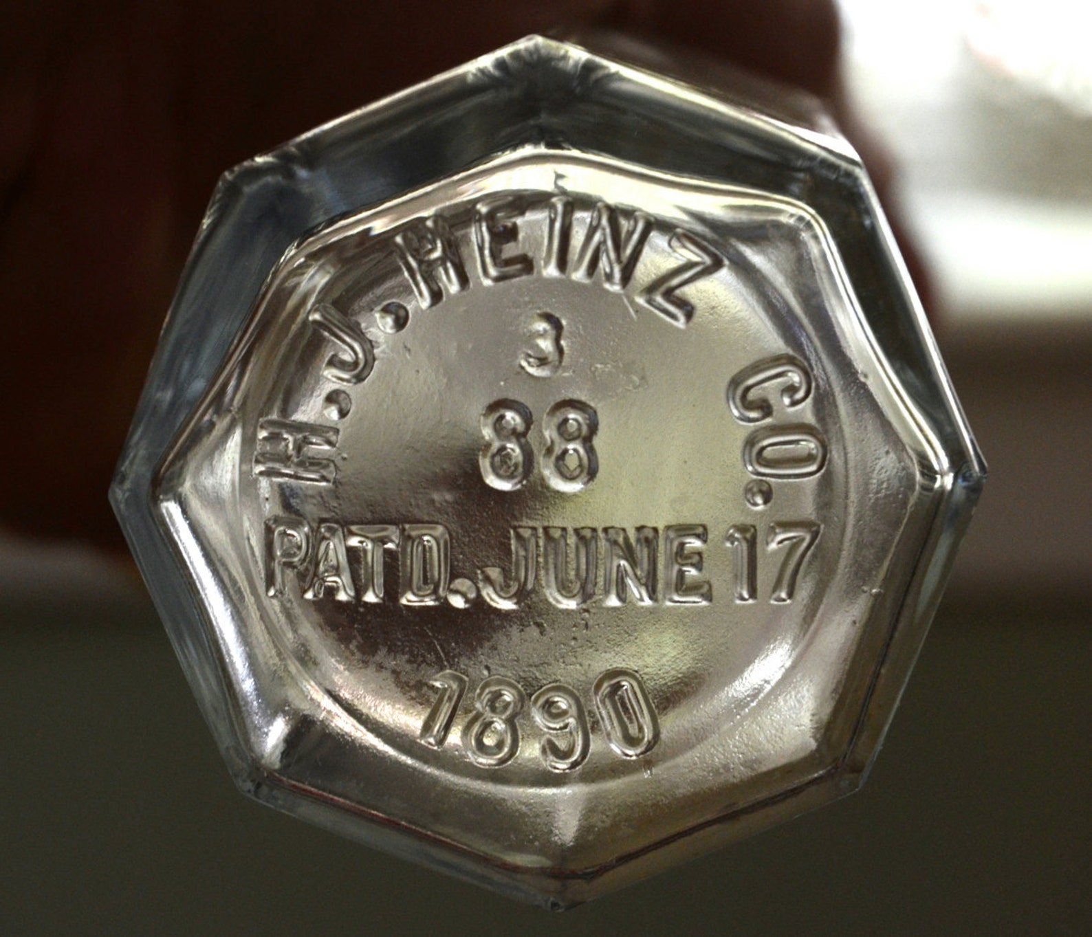 VINTAGE HEINZ KETCHUP Bottle with Patent Date of June 17 1890 Etsy