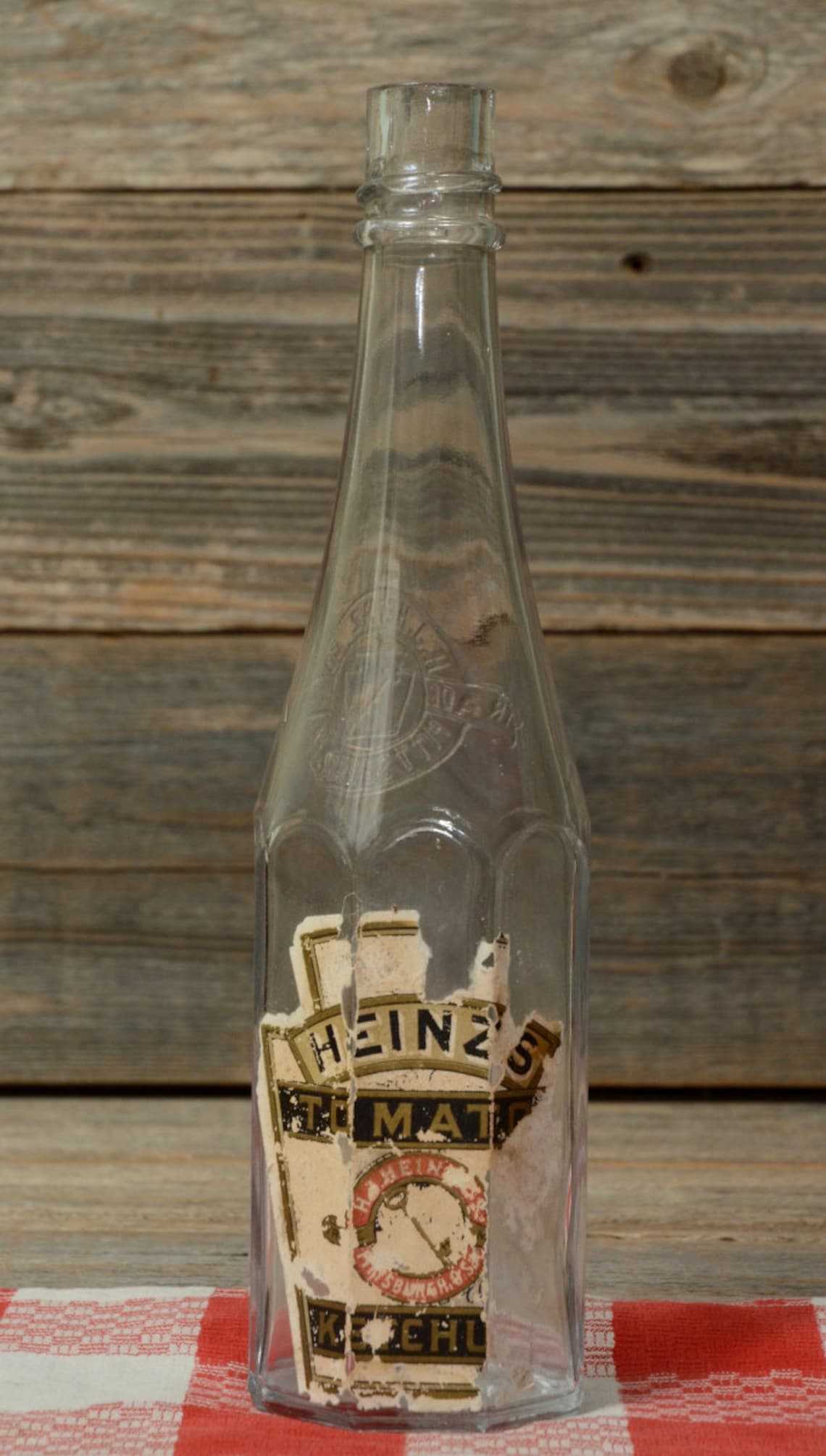 VINTAGE HEINZ KETCHUP Bottle with Patent Date of June 17 1890 Etsy