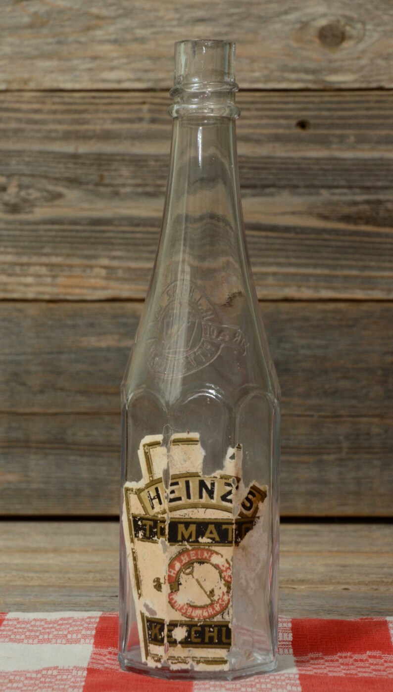 VINTAGE HEINZ KETCHUP Bottle with Patent Date of June 17 1890 Etsy