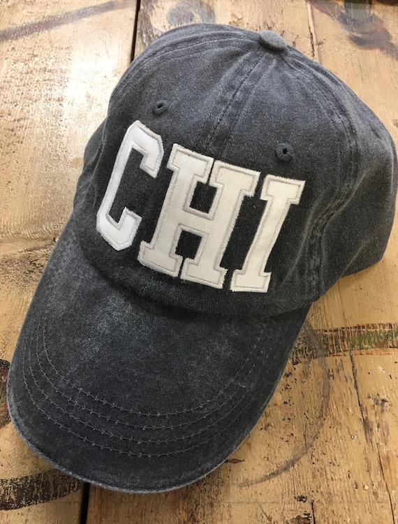 Custom CHI Chicago Baseball Cap - Etsy