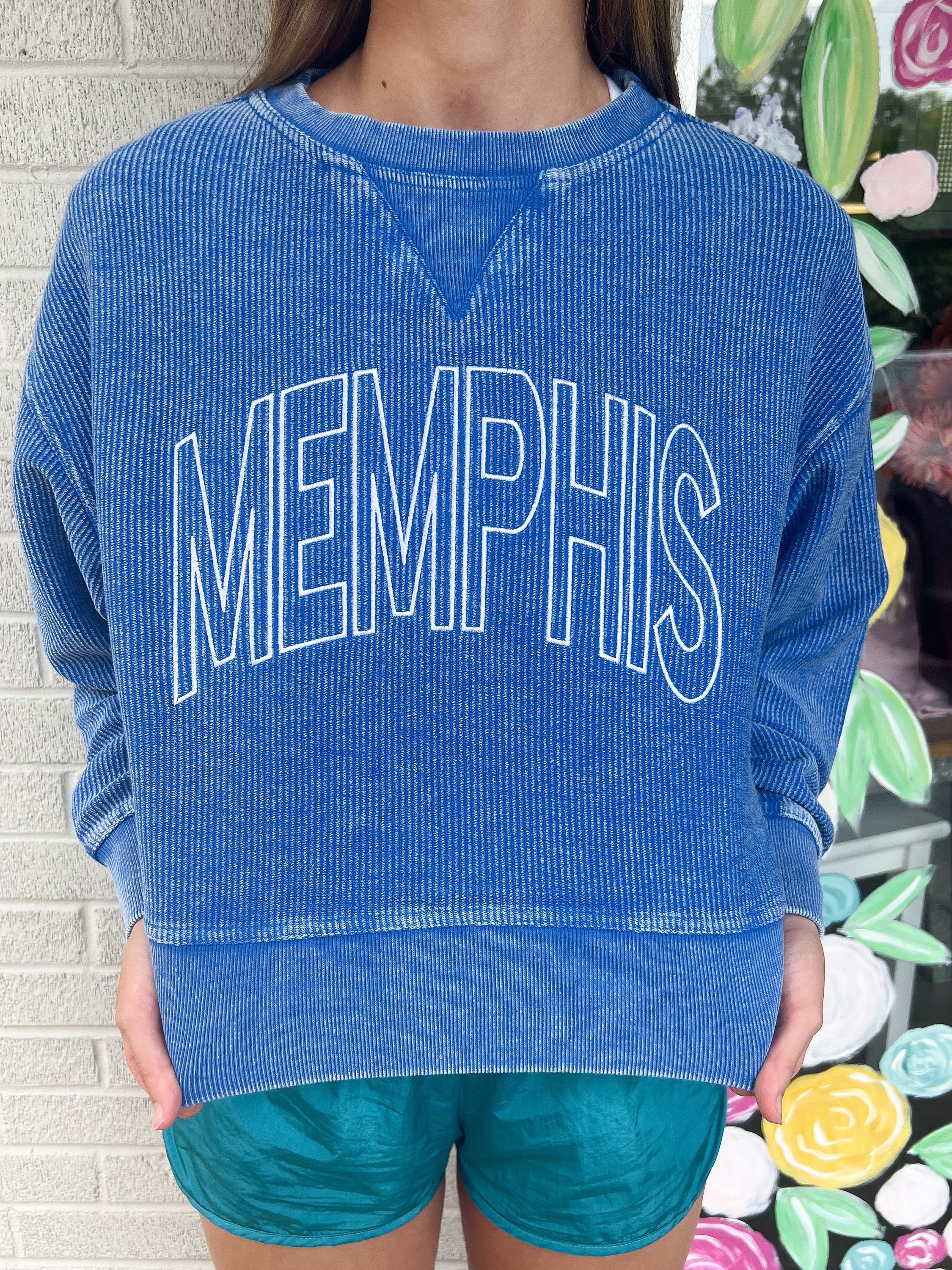 Embroidered Memphis Sweatshirt